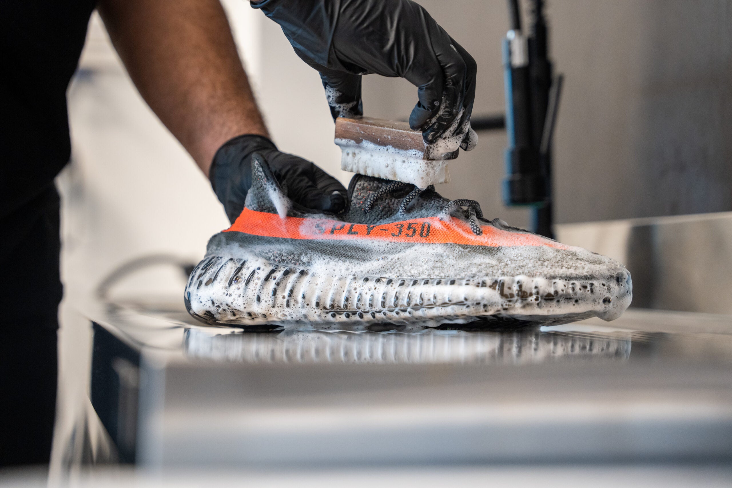 Yeezy cleaning stepfresh 11